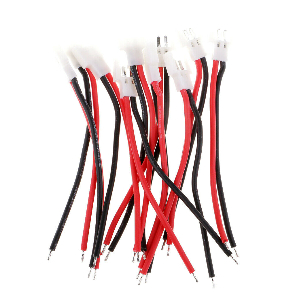 10pcs Battery Charging Cable Male Adapter 3.7v Plug Lithium Battery Wire for RC