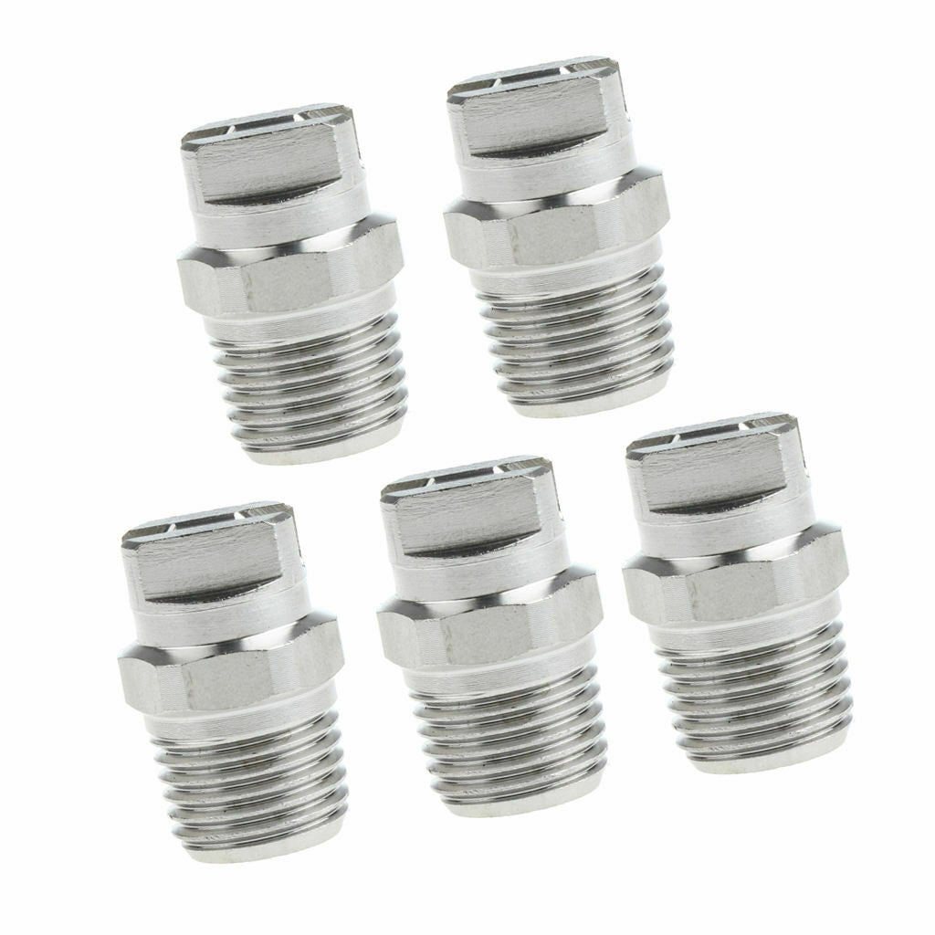 Lots 5 High Pressure Spray Nozzle Tip 1/4" Sprayer Fan Pressure Washer