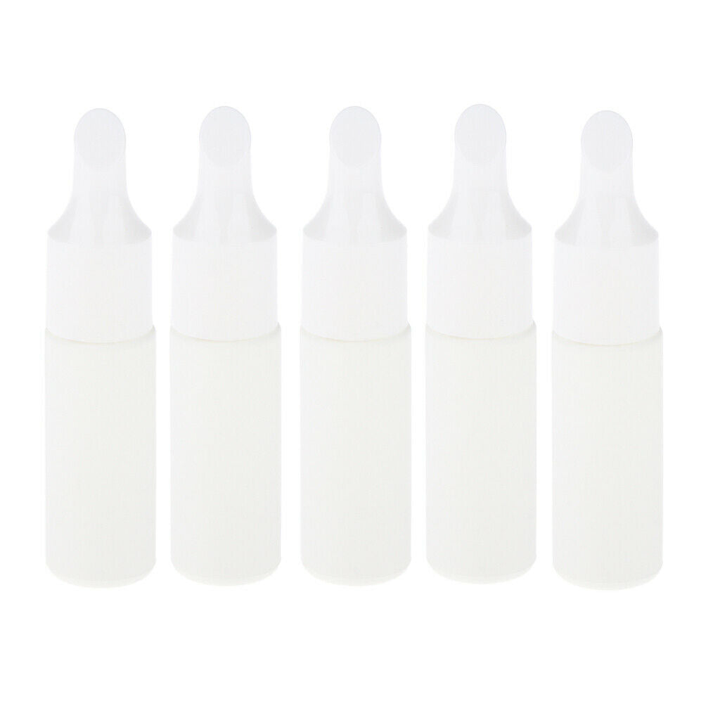 5 Pieces Soft Material Cosmetic Tattoo Color Squeeze Sample Bottle 10ML