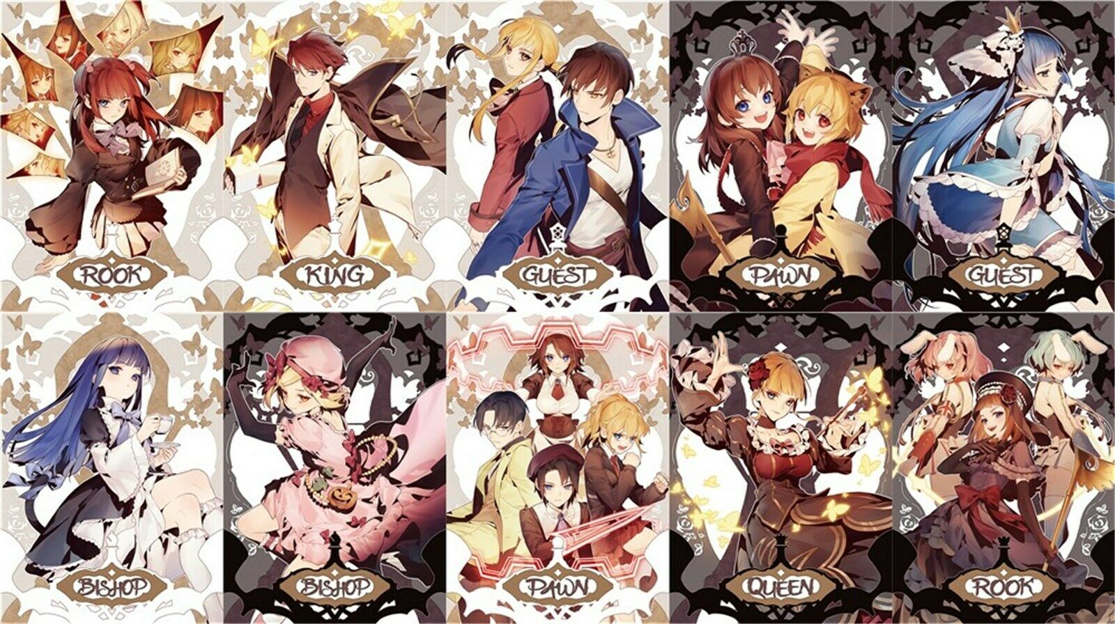 Umineko When They Cry Polypropylene 10 Piece Wall A3-poster