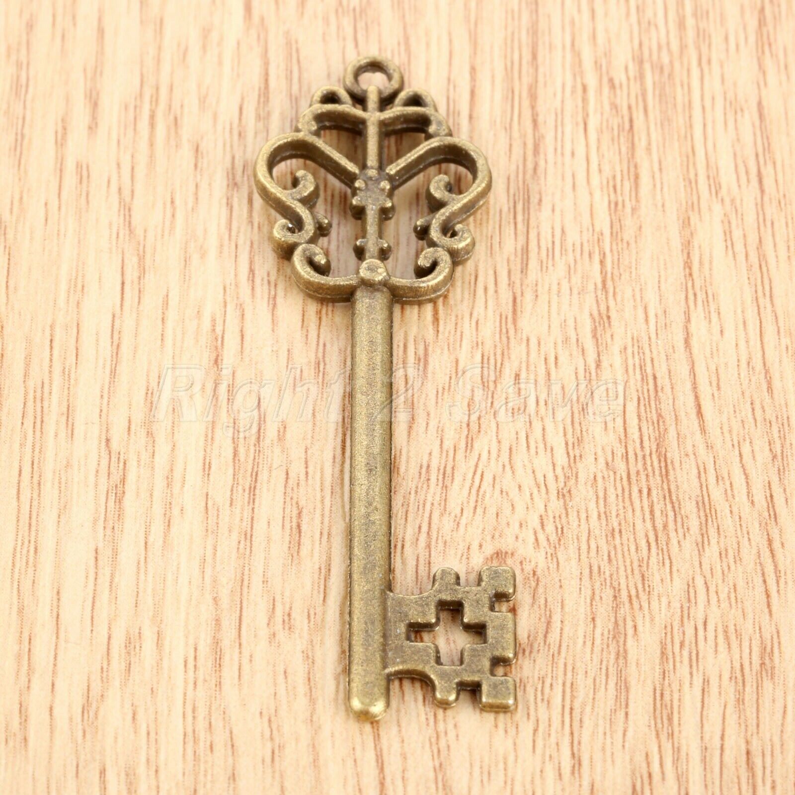 Retro Skeleton Key Charms Pendant Findings Wedding Gift Jewelry Making 57mm*17mm