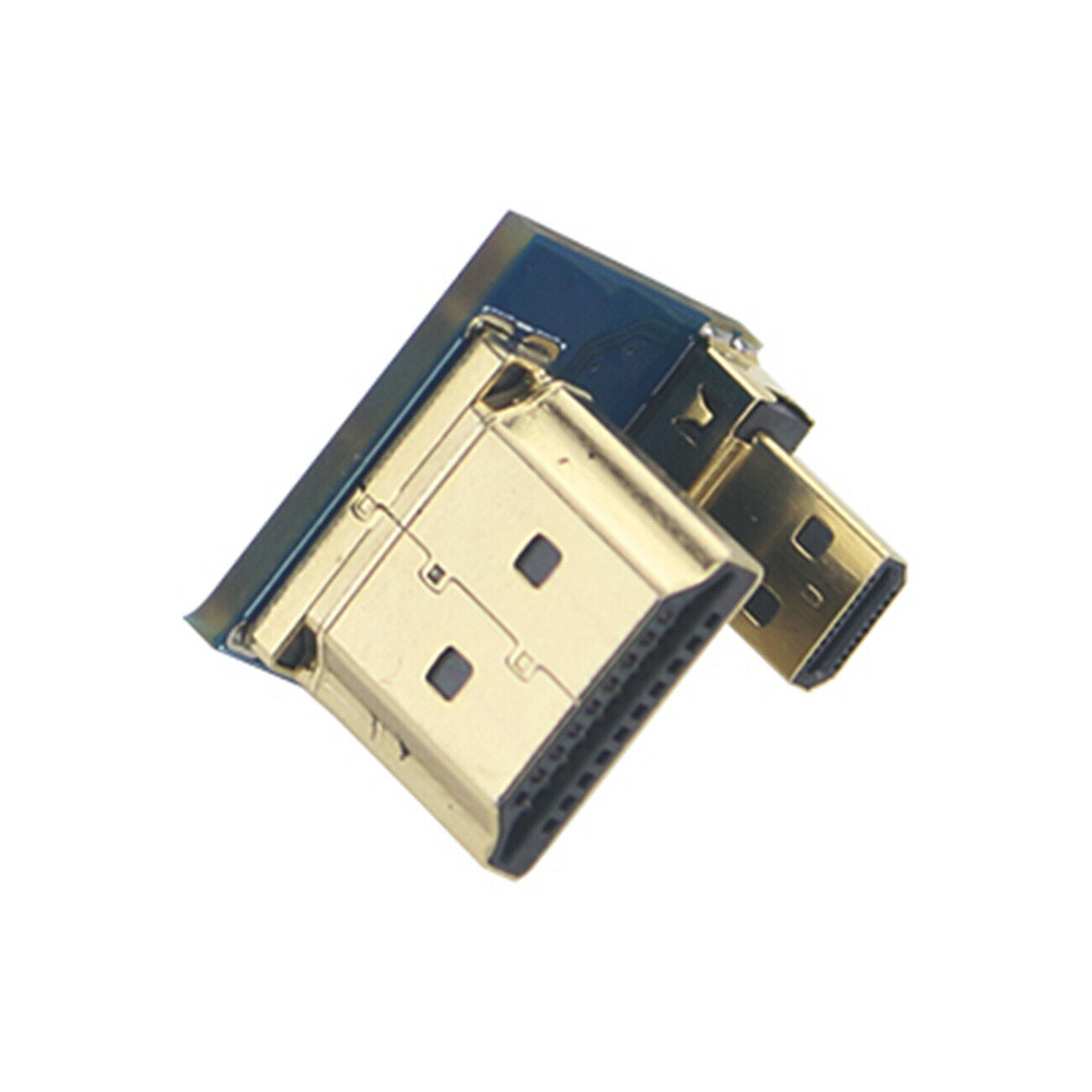 Adapter Converter Micro HDMI To HDMI Cable Plug Connector for Raspberry Pi 4B