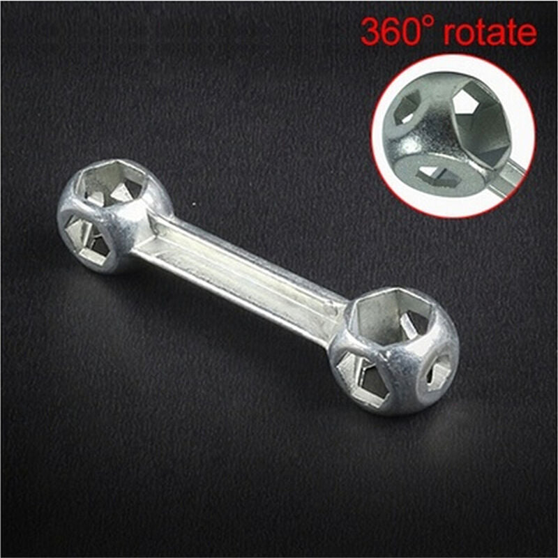 Portable Dog Bone Shape Bicycle Bike Cycling Hexagon Wrench Repair Tool .l8
