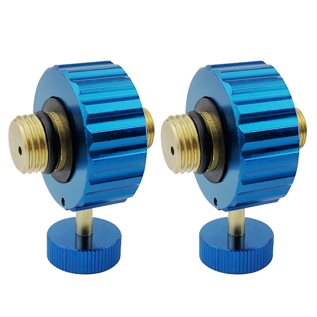 2x Camping LPG Conversion Gas Tank Head Adapter for Saudi Middle East Stoves