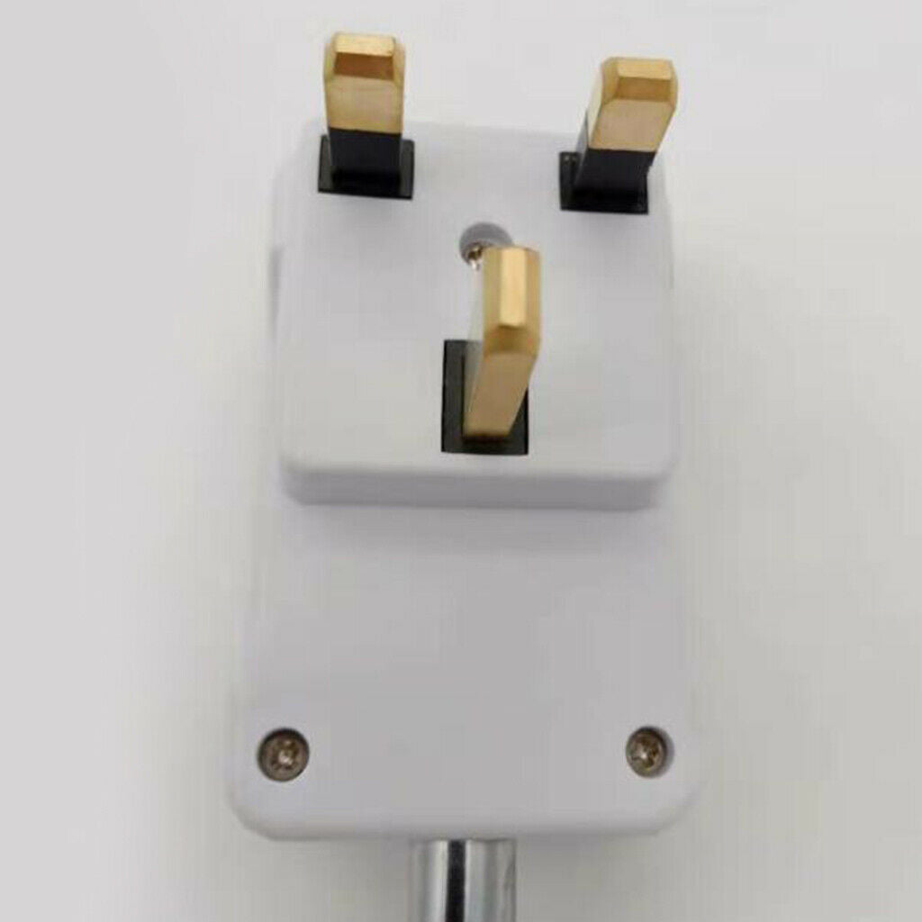 3A E27 Socket Light Bulb Socket Adaptor Converter Lamp Holder Base-UK Plug