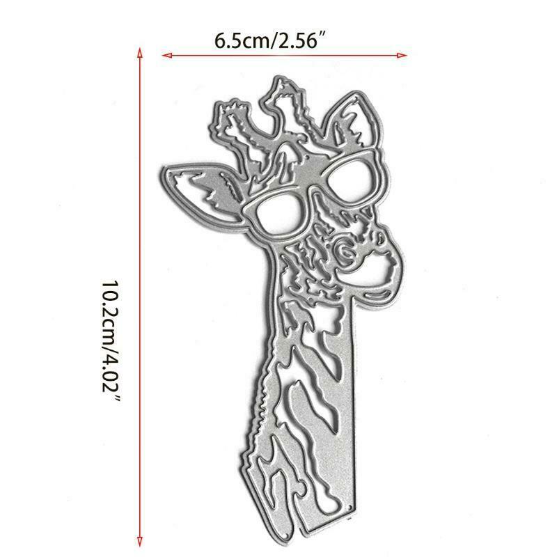 Sunglasses Giraffe Style Frame Carbon Steel Cutting Dies DIY Scrapbooking Photo