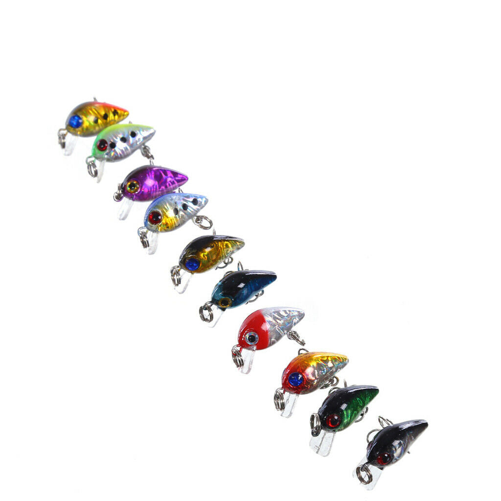 10 Pieces Fly Fishing Bait Spoon Bait Set