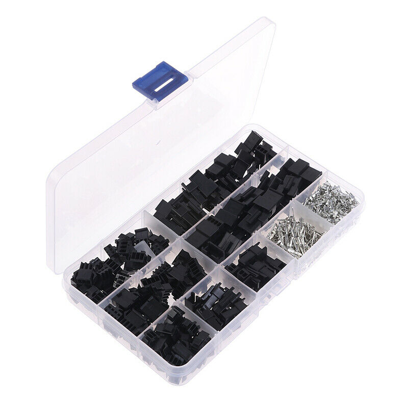 480Pcs SM2.54-2P/3P/4P Dupon Terminal Male/Female Wire Connector Cable Plug  WF