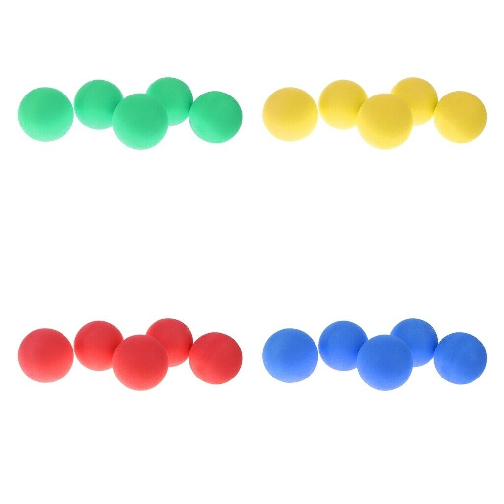 20pcs 6.3cm Solid Color Bouncy Ball Boucing Balls Pet Jumping Toys Kids Toys