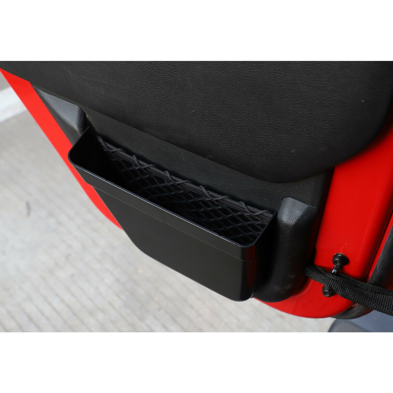 2xRear Door Net Pocket Storage Box Organizer For Wrangler JK 11-17 4Door CN