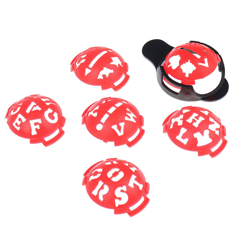 6-in-1 Golf Ball Line Liner Marker Template Drawing Alignment Marks Sign .l8