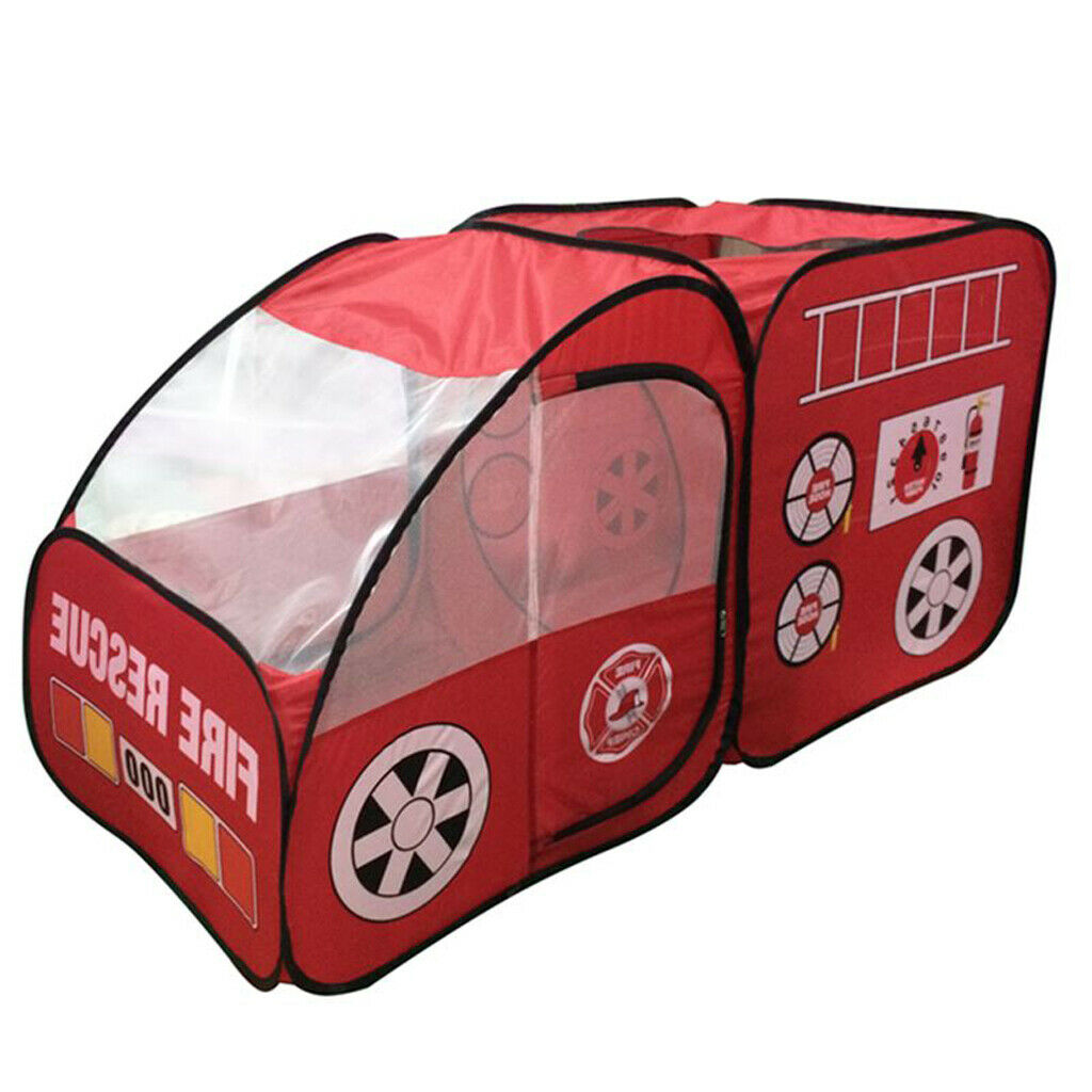 Children Tent Toys Playhouse Indoor Outdoor Games Fire Car Car Kids Car Toys