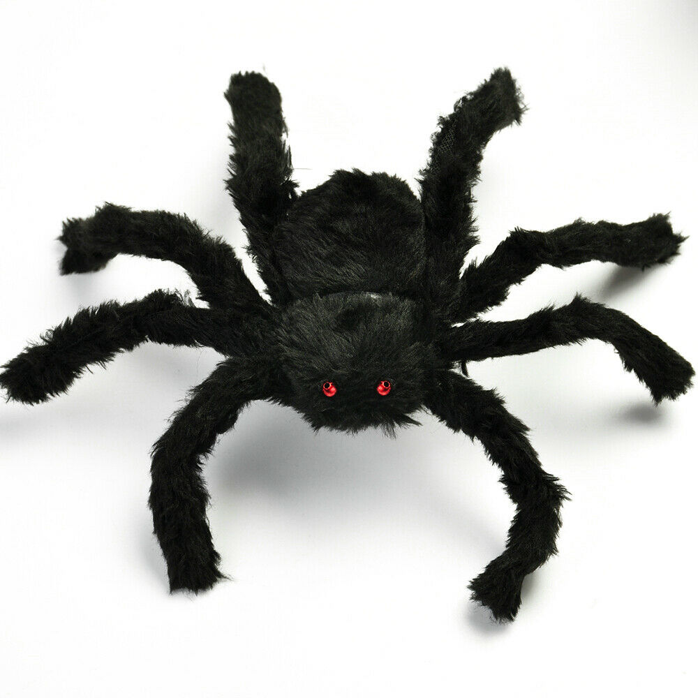 300mm Giant Black Spider Halloween Decoration Indoor Outdoor Haunted House Prop