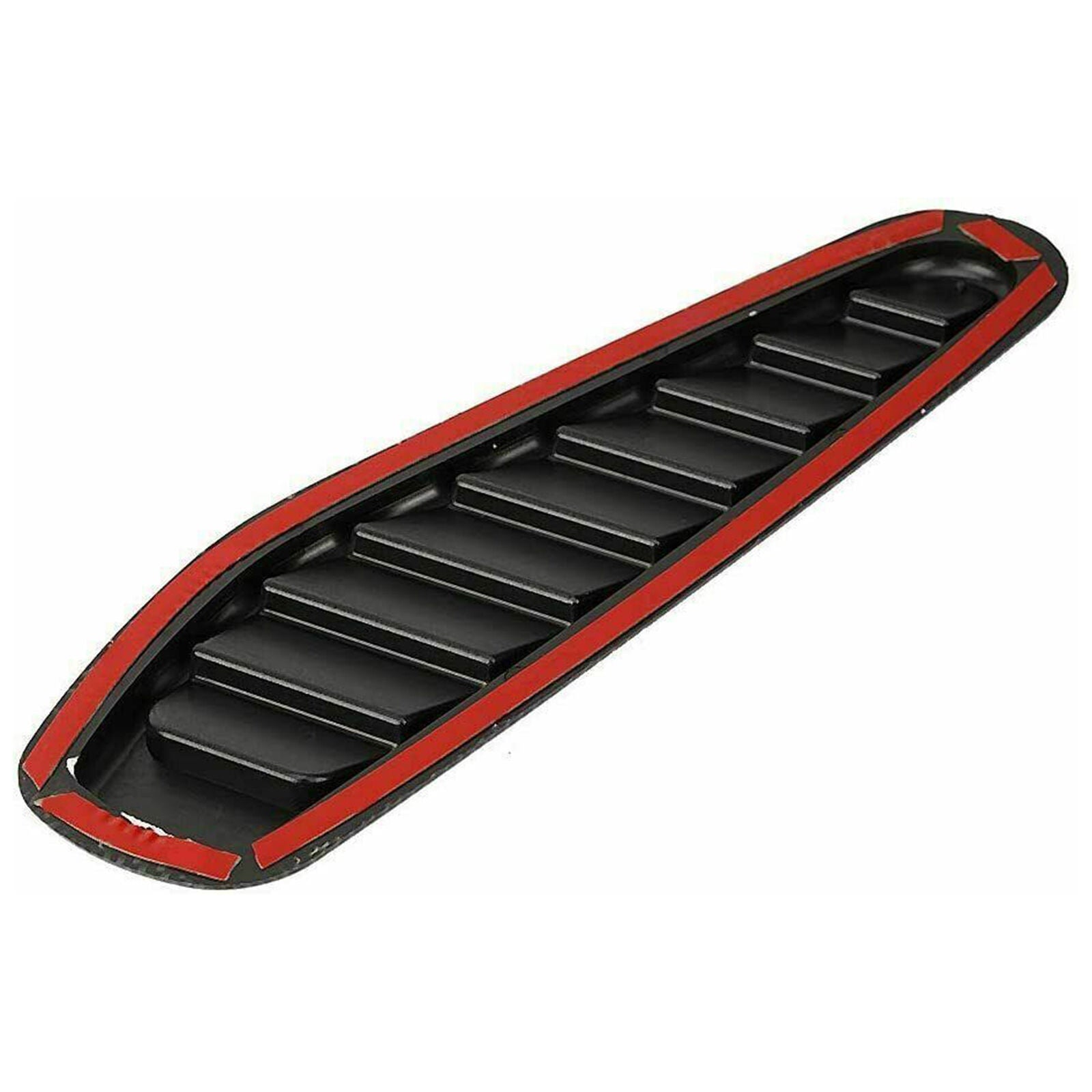 Sport Carbon Fiber Air Flow Vent Bonnet Car Front Hood Scoop Cover Trim Decor