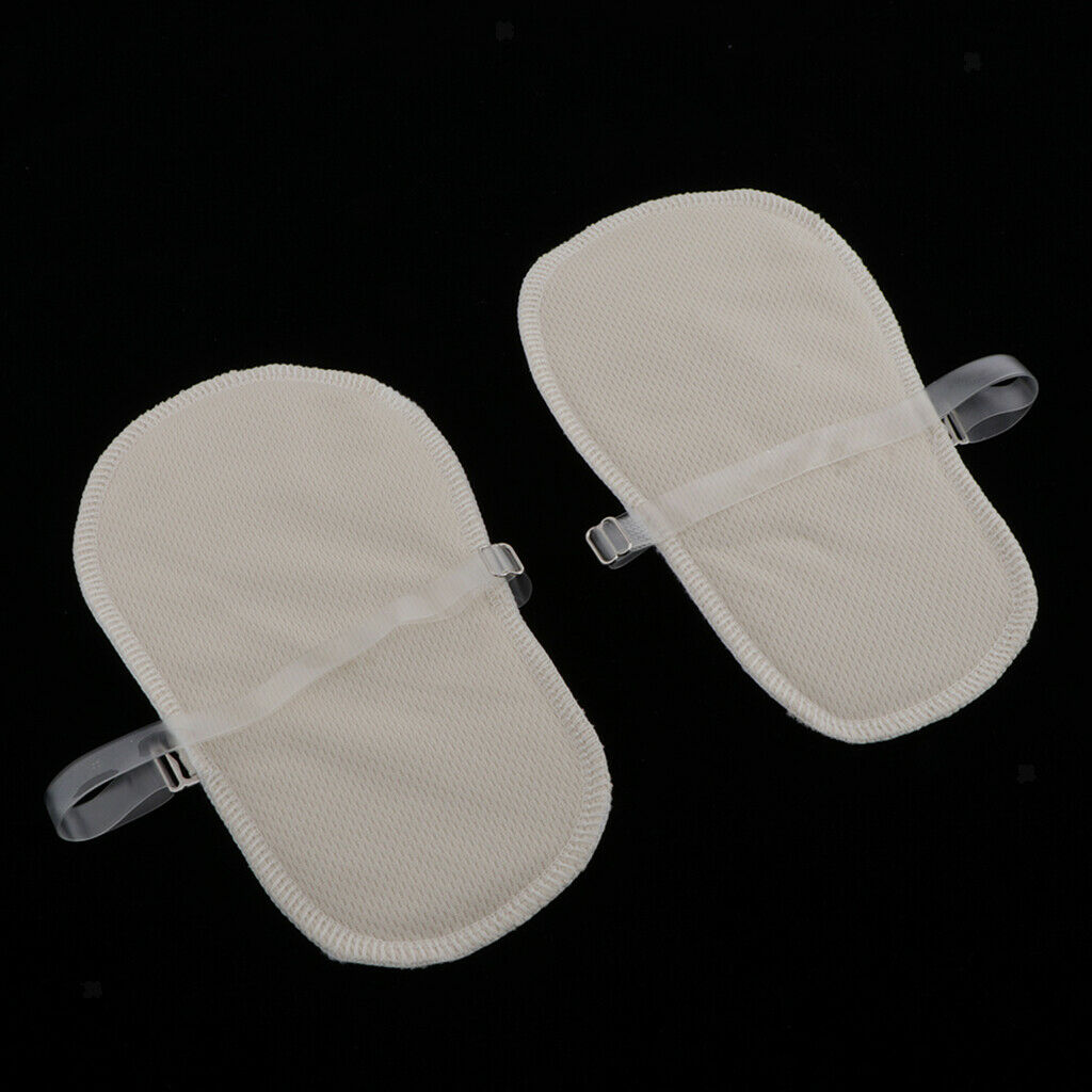 2 Pairs Soft Sweat Proof Armpit Pad Absorbent Sweat Pads For Armpits