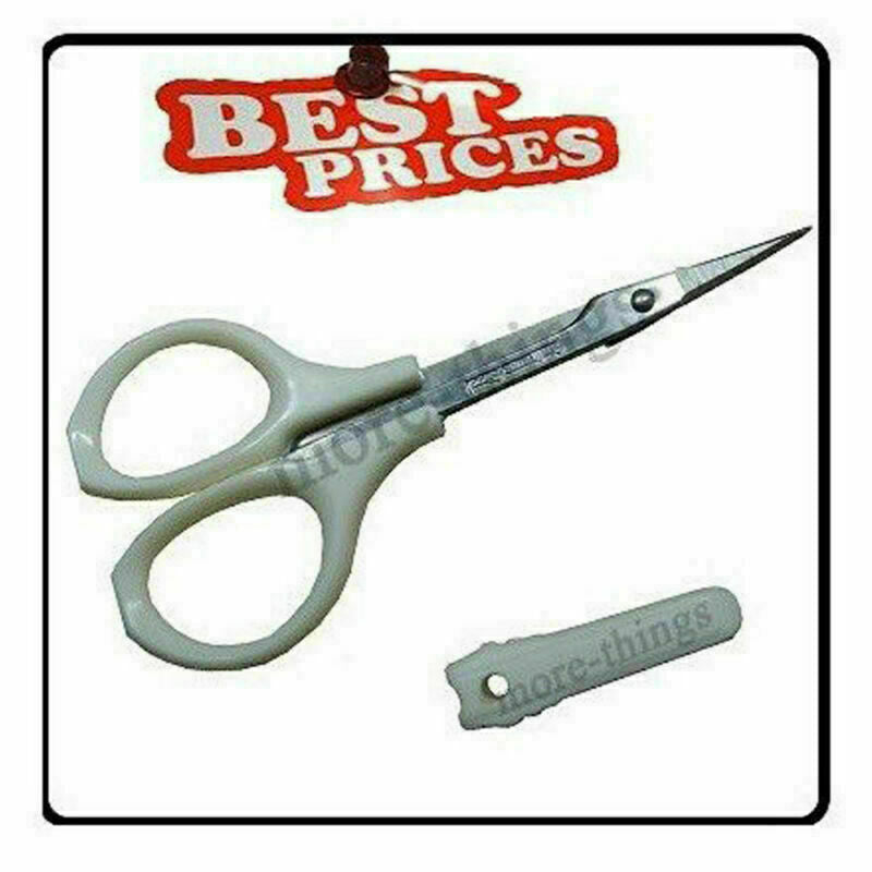 Stainless Steel Curved Edge Eyebrow Hair Scissors Cutter Trimming Makeup Tools