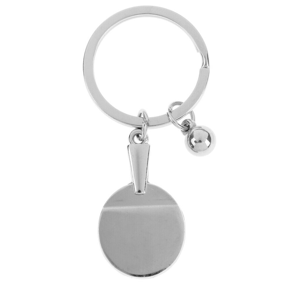 Table Tennis Badminton Useful Tennis Key Chain Racket Keyring Gifts Access.l8
