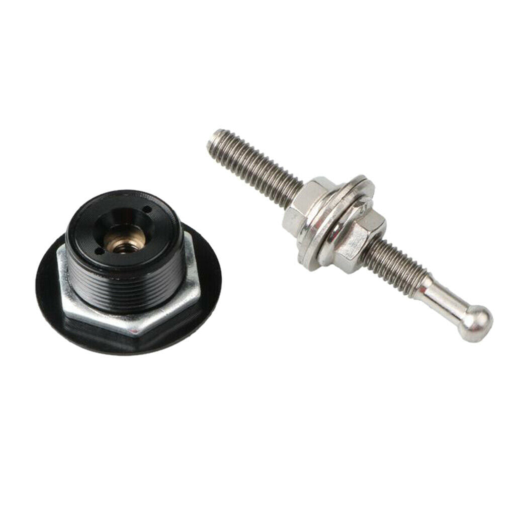 Car Bonnet Quick Release Hood Pins Lock Black