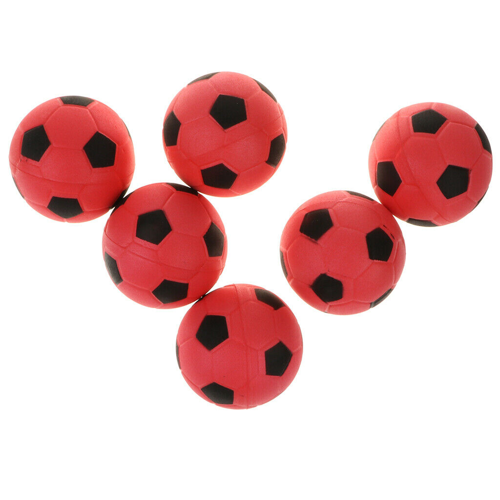 12pcs/pack 6.3cm EVA Foam Sponge Bouncing Football Balls Kids Party Favors