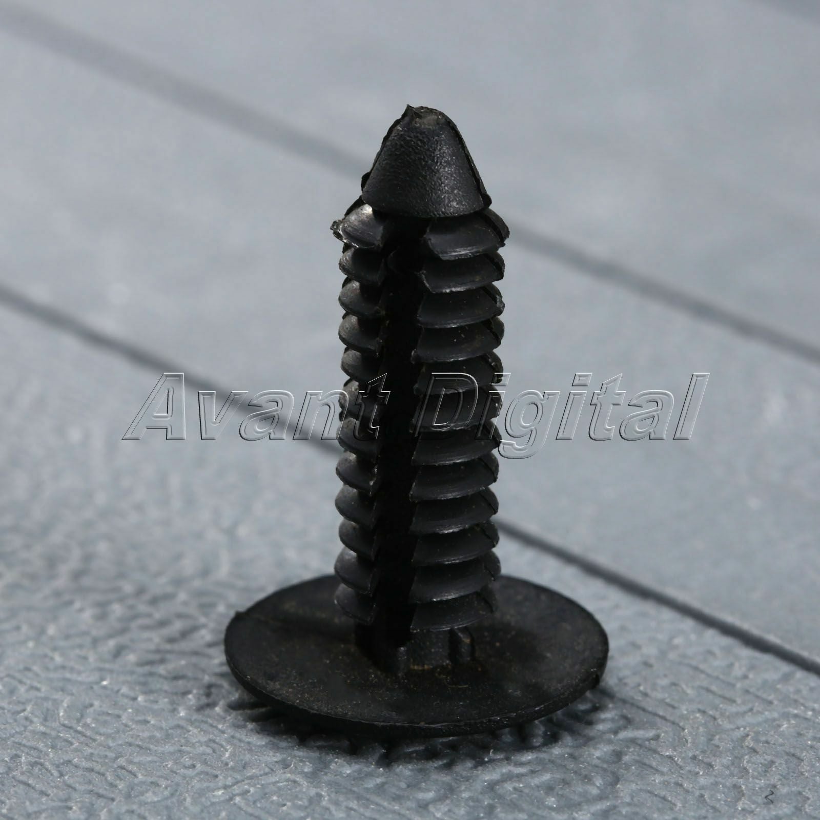 50 Plastic Screw Fastener Rivet Bumper Hood Fender Splash Guard Retainer Clips