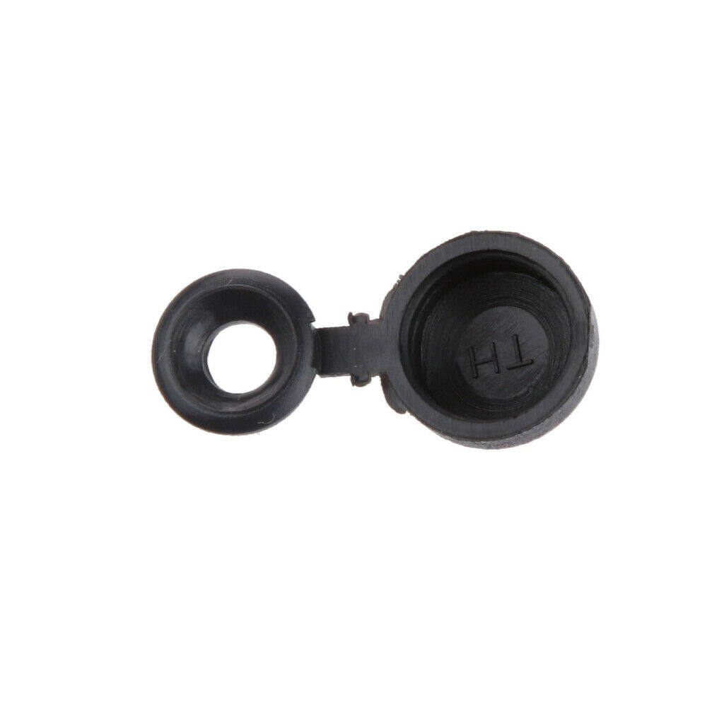 Pack Of 100 Polypropylene Hinged Screw Cover Caps Washers Flip Top