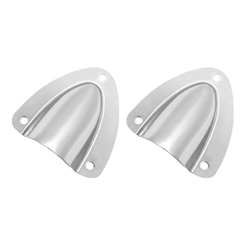 2x Clam Shell Cable Vent Cover For Boat Builders 1.54x1.77 ''