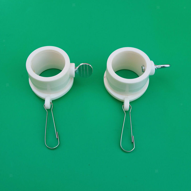 2pcs Practical Flagpole Mounting Rings Fasteners Anti Wrap Grommet Clip