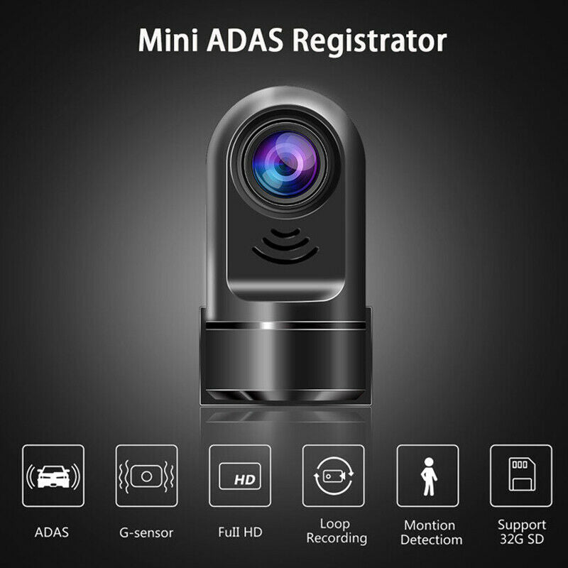 Car Dash Camera 32G Mini ADAS USB DVR Driving Recorder 1080P Hidden Camera Video