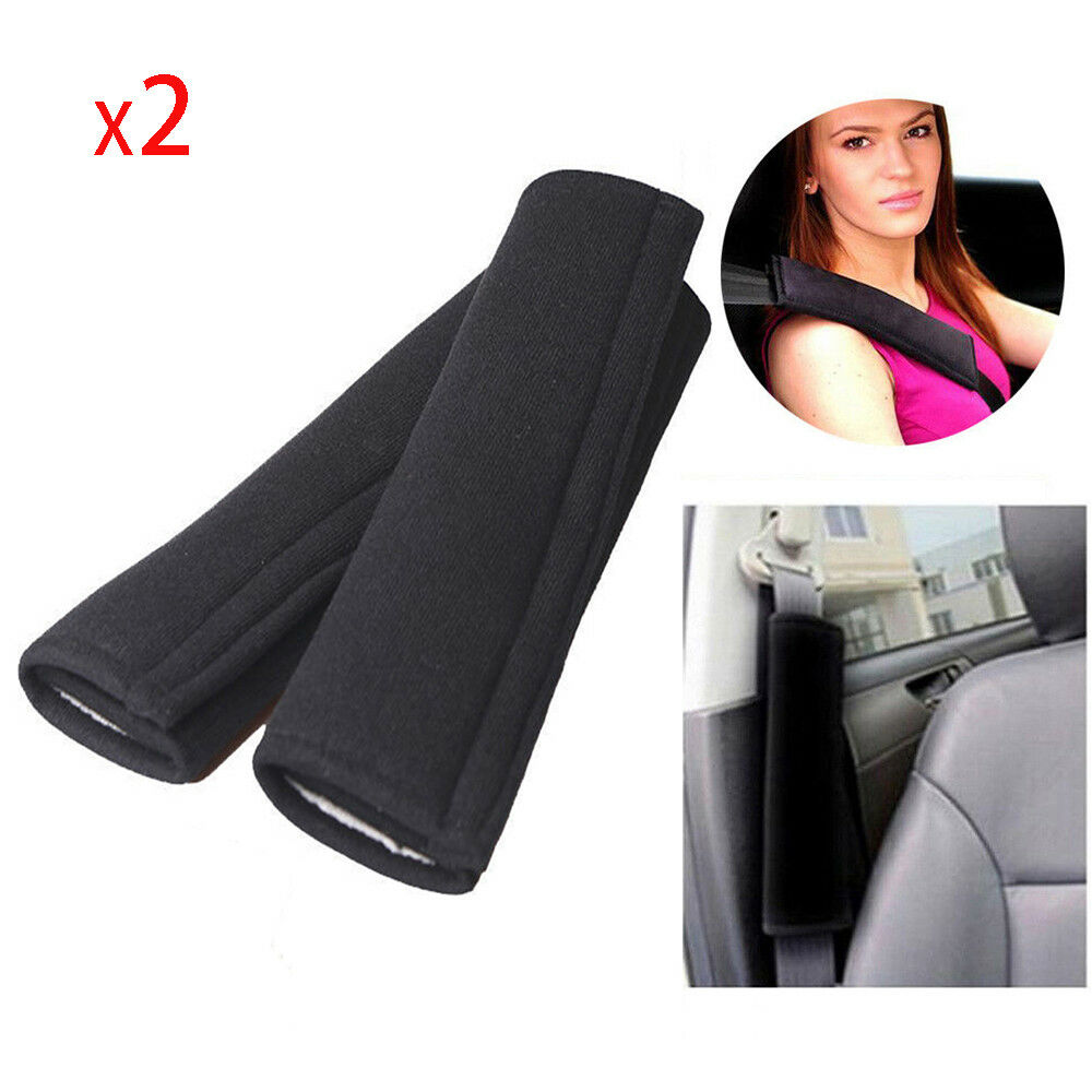 2 Pcs Safety Car Seat Belt Shoulder Pads Cover Cushion Harness Comfortable Pads