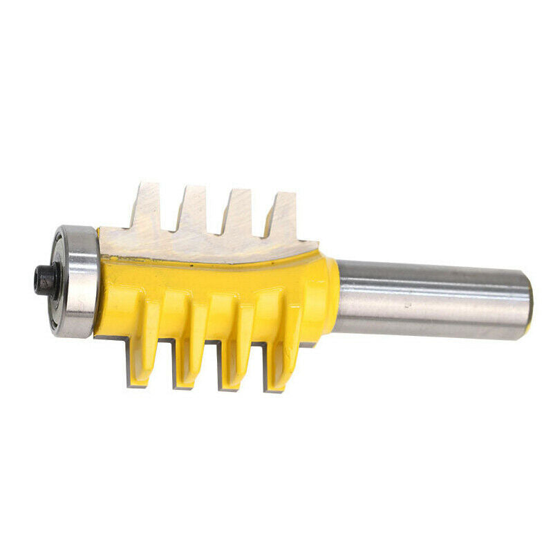 1Pcs 1/2'' Shank Reversible Finger Woodworking Angle Cutter Tool Joint Bit Metal