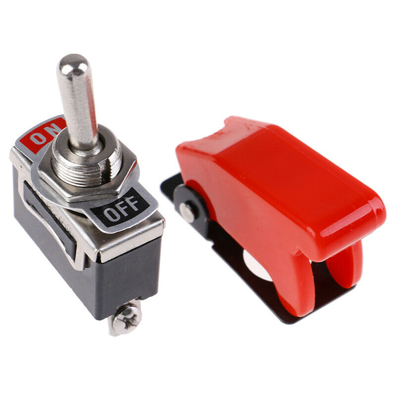 Toggle Switch Cover ON/OFF Switch Metal Lever Car Dash Light with Missile.l8