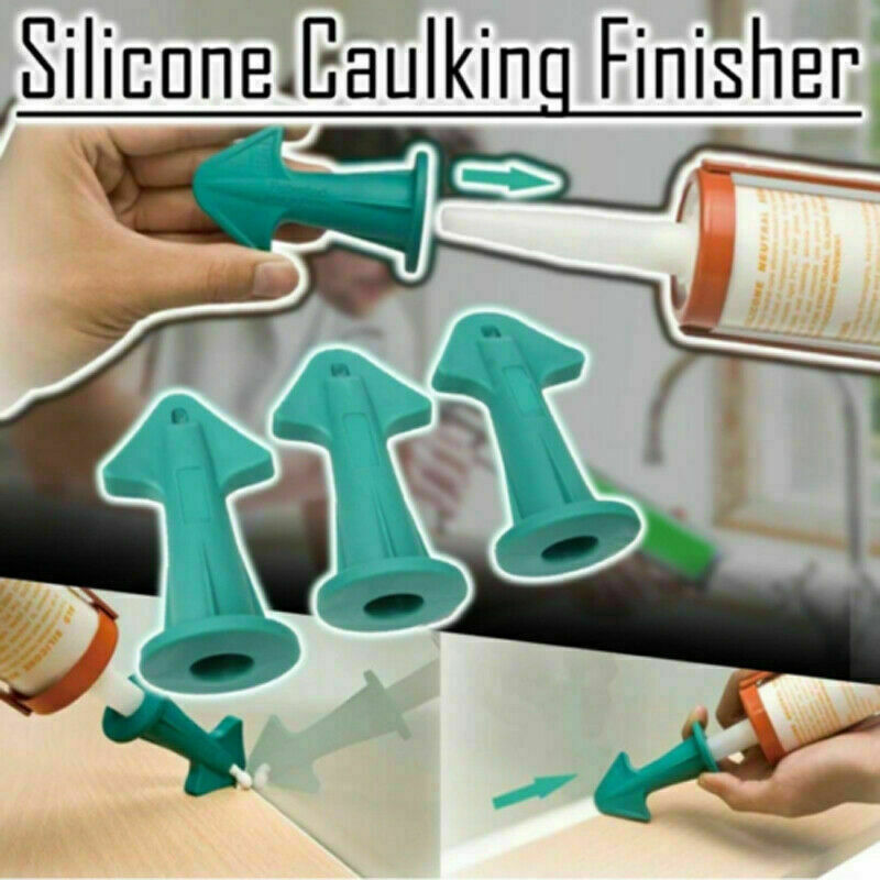 3 in 1 Silicone Caulking Finisher Tool Nozzle Spatulas Filler Spreader tool S