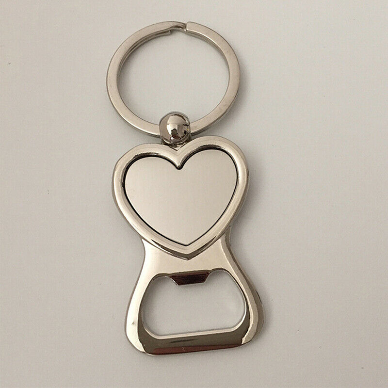 1PC heart shaped Beer Bottle Opener Key Chain Portable party Small Gift WF