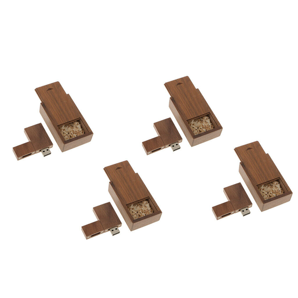 8G   DIY   Custom      Walnut   Wood   USB   2 . 0   Memory   Stick   Flash