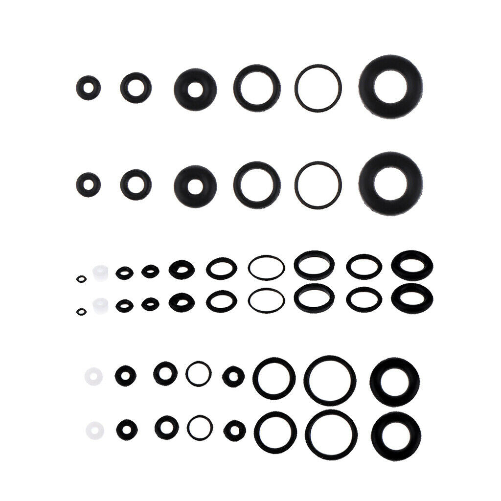 6Pcs/Set Heavy-duty O-Ring Rubber Seals Airbrush Internal Sealing Black