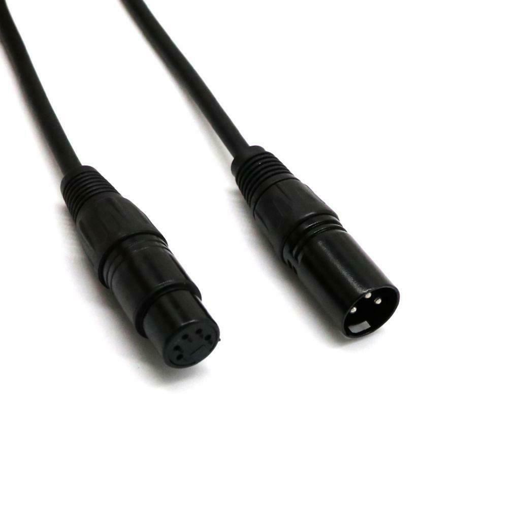 1pc 5Pin XLR-Female To 3Pin XLR-Male+1pc 5Pin XLR-Male To 3Pin XLR-Female XLR