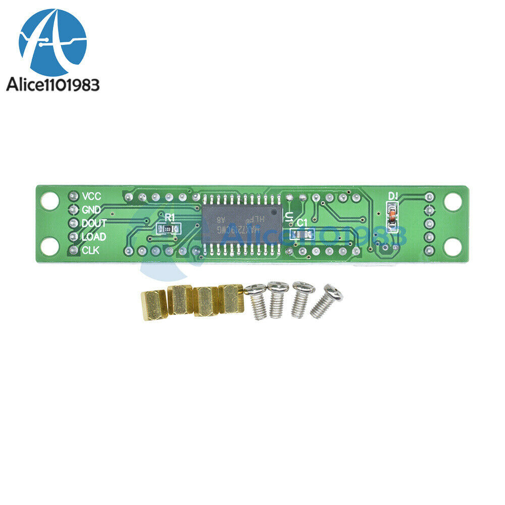 5PCS MAX7219 CWG 8-Digit Digital Tube Display Control Module Red for arduino