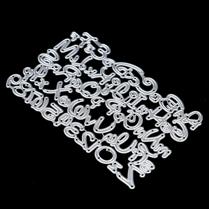 Alphabet Letter  Cutting Dies card Stencils for DIY Scrapbooking-photo al.l8