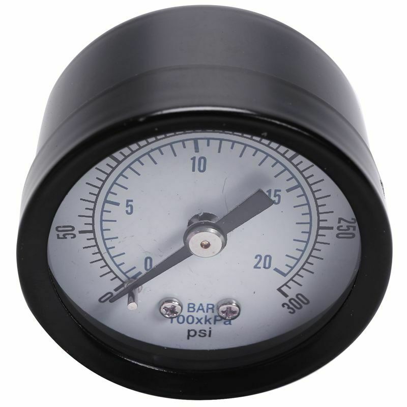 Ts-40 1/8 Inch Mini Pressure Gauge For Fuel Air Oil Liquid Water 0-20Bar / 0-3T7