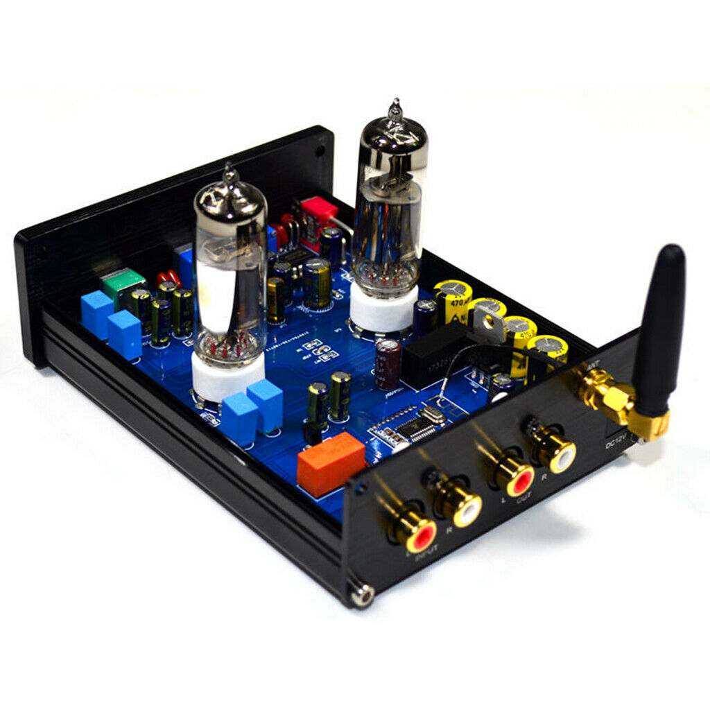 DC12V 2A Bluetooth 4.2 Audio Amplifier Receiver Mini Hi-Fi Preamps Use
