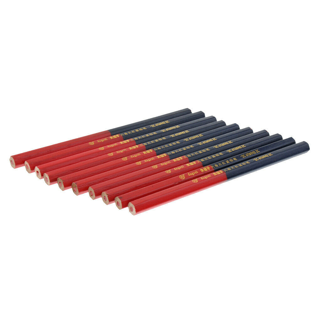 Carpenter Pencil DIY Office Supplies Wooden Pencil 10 Pieces Practicality