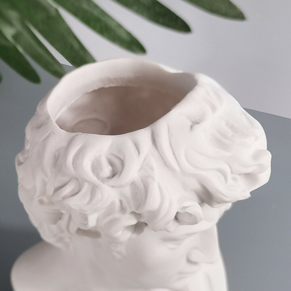 Greek   Bust Statues Pen Pot Statue Sculpture Decor Makeup Brush Holder