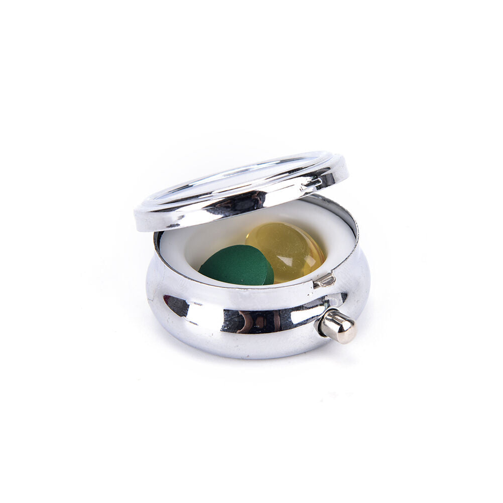 Travel Metal Pill Box Medicine Organizer Container Jewellery Case Storage Hol Tt