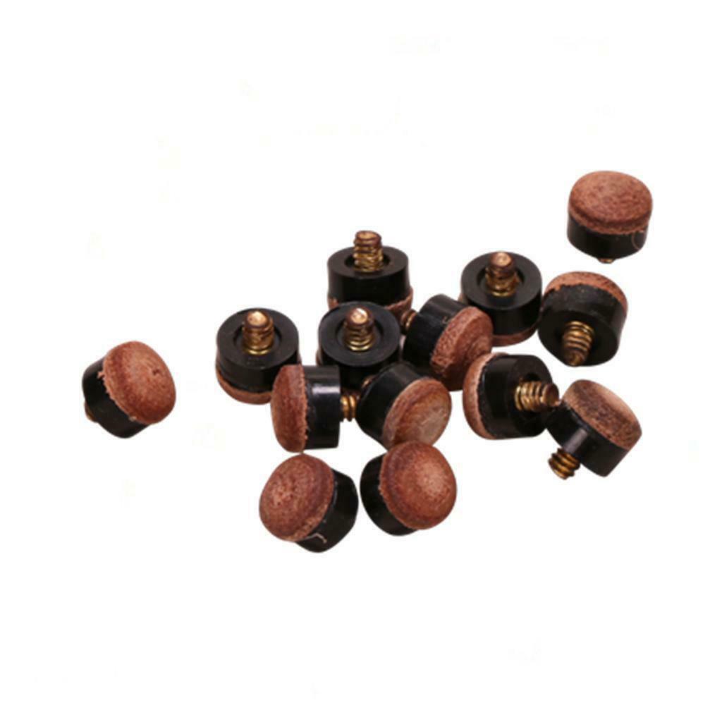 10pcs / Set 12mm Replacement Billiards Screw Cue Pool Cue Repair Kit Gear