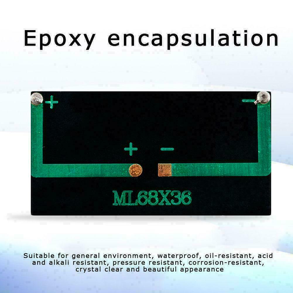 Mini Solar Panel System For DIY Battery Cell Phone New Charger 5V 60MA E6W1