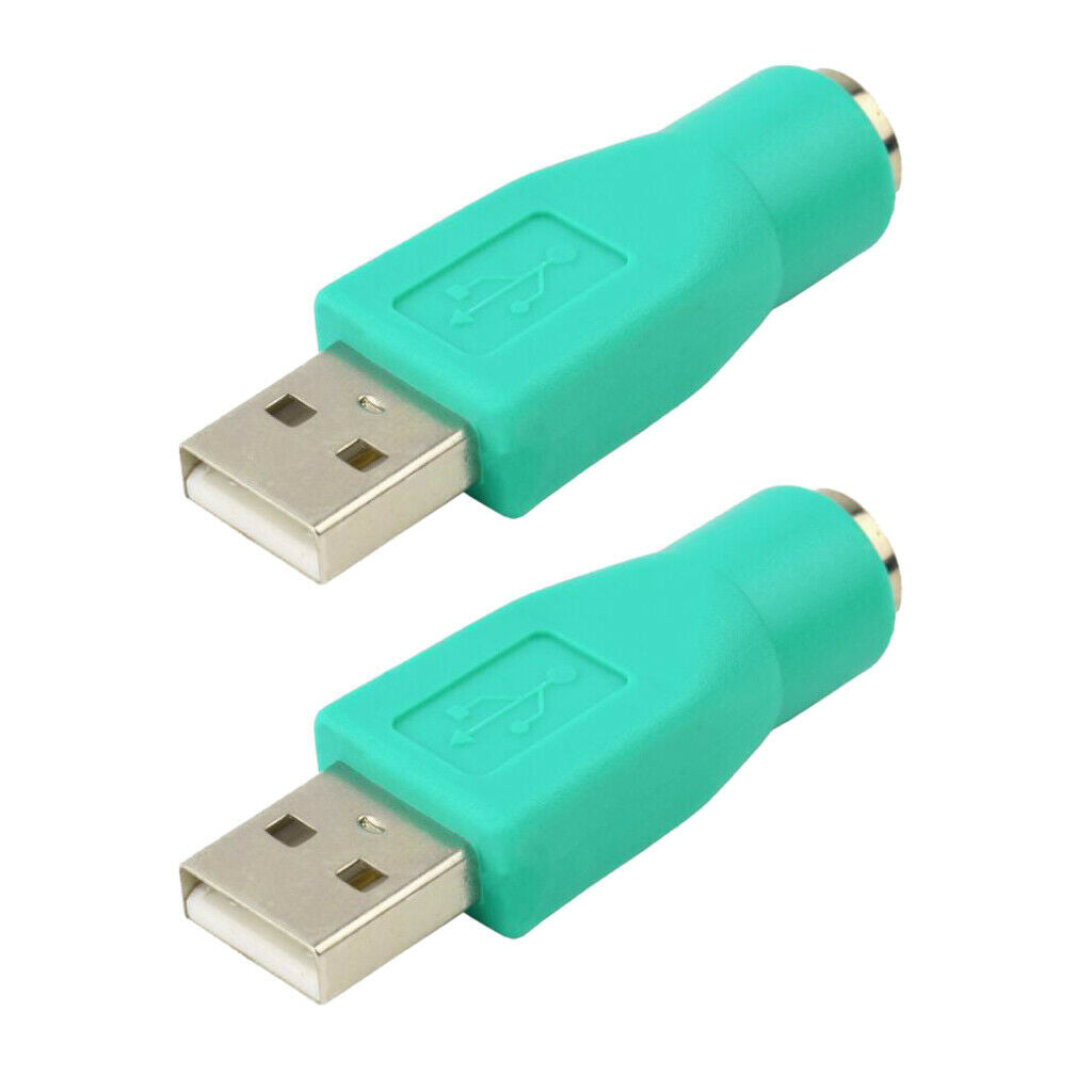 prettyia   2x   PS / 2   Female   to   USB   2 . 0   Male   Port   Adapter   for