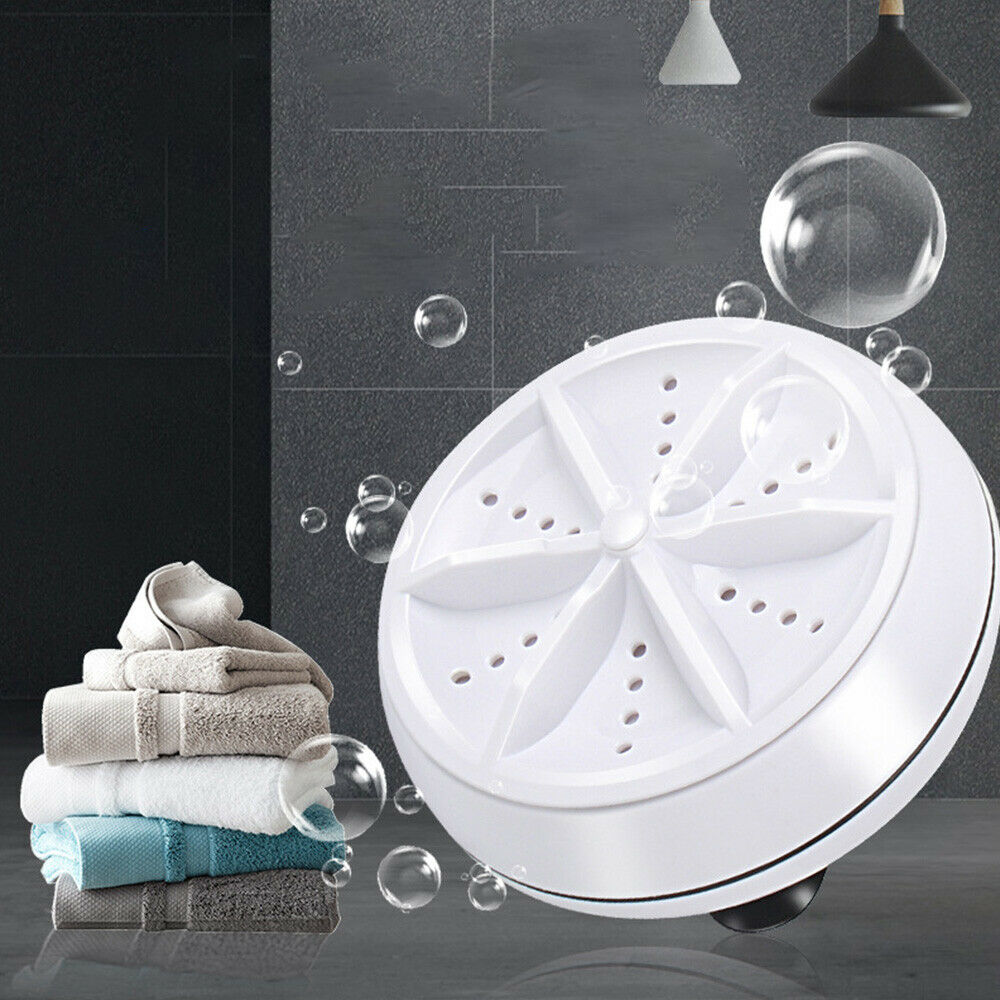 Mini Washing Machine 6W USB Powered Portable Compact Turbo Personal Rotating LIN