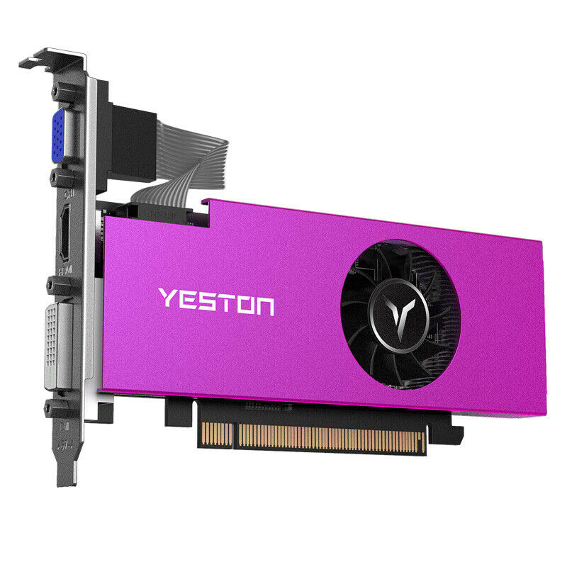 Yeston RX550-2G D5 LP 1183/6000MHz 2G/64Bit/GDDR5 VGA + MI + DVI-D PCI-Expr W8W3