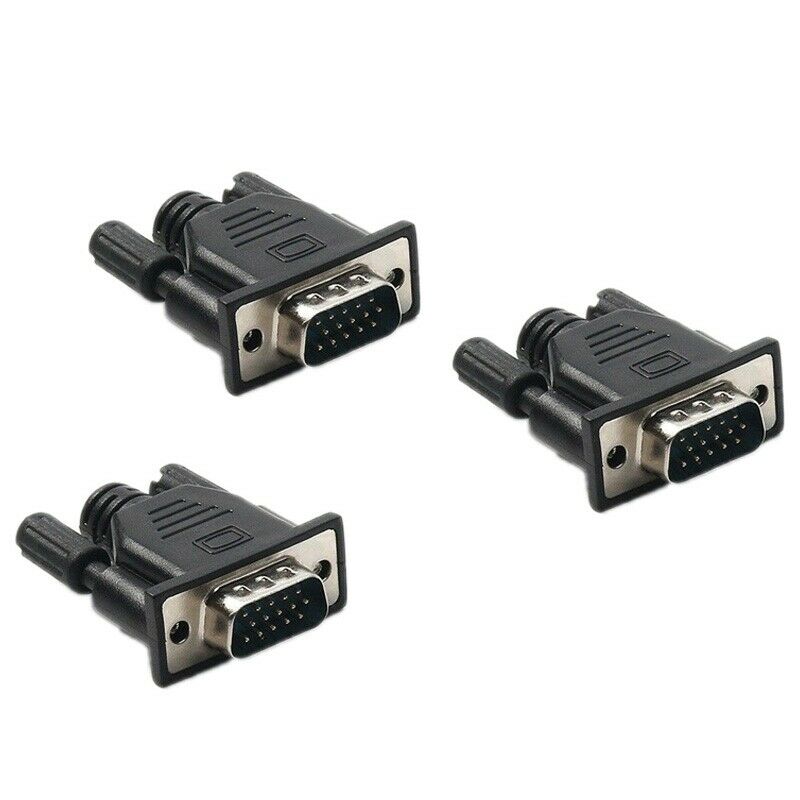 3PCS VGA Virtual Display Adapter EDID Dummy Plug Headless Ghost Display EmulatK1