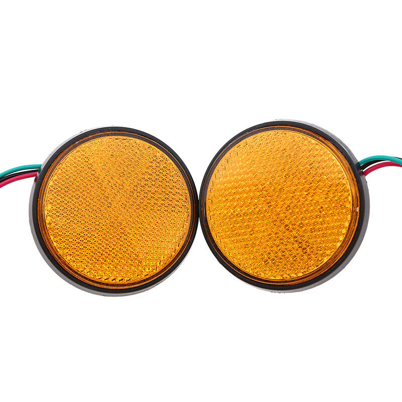 2.4" Waterproof Reflector Universal For Motorcycle Trailer Truck Boat Mailbox